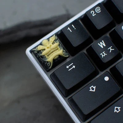 1pc handmade resin keycap for MX switches mechanical keyboard individuality Shishi keycap