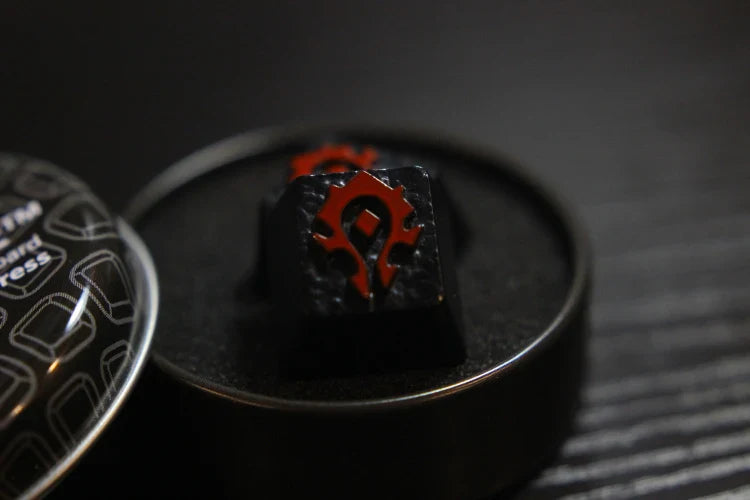 1pc Zinc Aluminium Alloy Key Cap Mechanical Keyboard keycap for CSGO OW Dota 2 PUBG WOW LOL R4 Height Stereoscopic relief