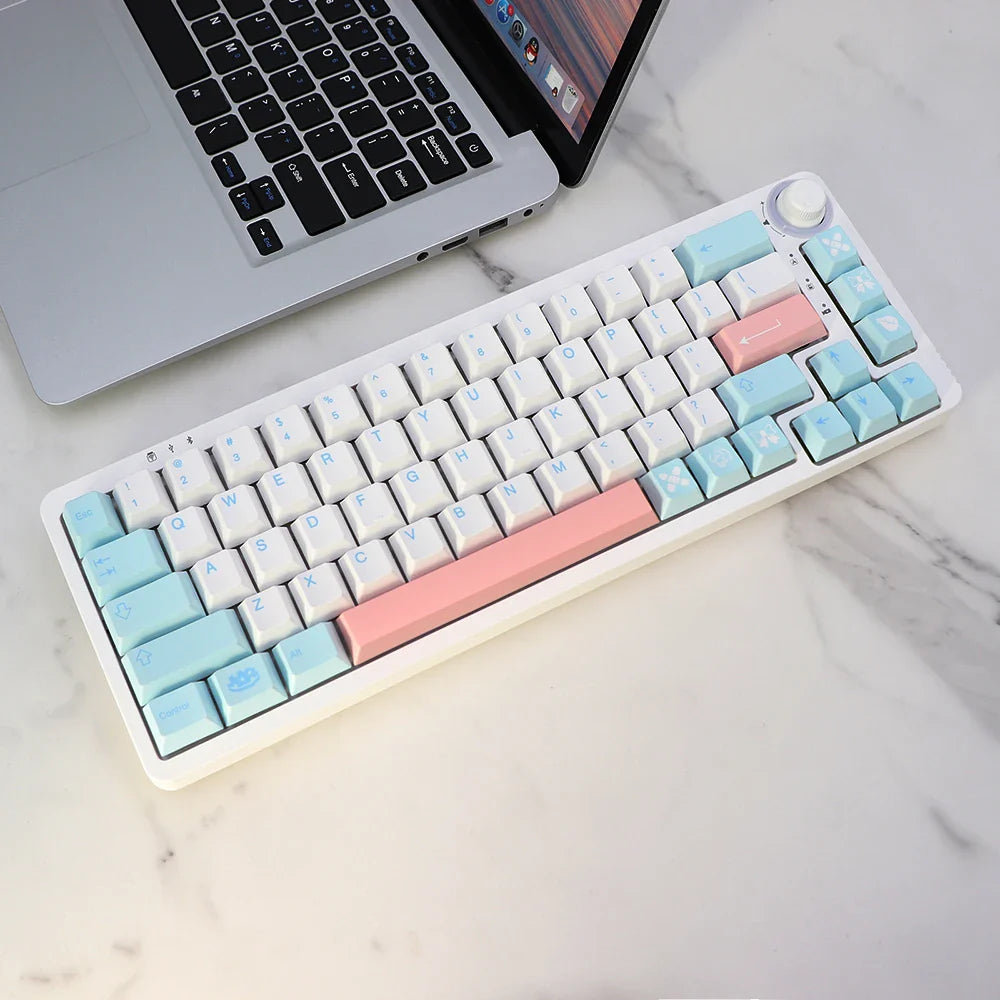 German French Italian Spain UK ISO GMK Noel PBT Dye Subb keycap Cherry Profile Keycaps set For QWERTZ AZERTY MX Keyboard Key Cap