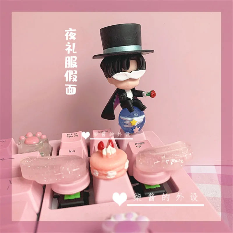 Handmade Customized PBT Keycaps Personality Mechanical Keyboard Keycap Beautiful Girl Cartoon Anime Modeling Keycaps ESC Key