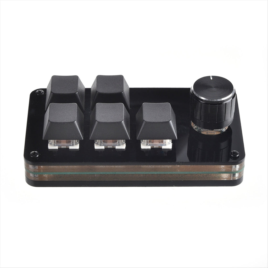 Mini Keyboard 5 Key 1 Knob Gamer Programmable Keyboard DIY Hot Swap Customization Mechanical Keyboard Macro Keypad