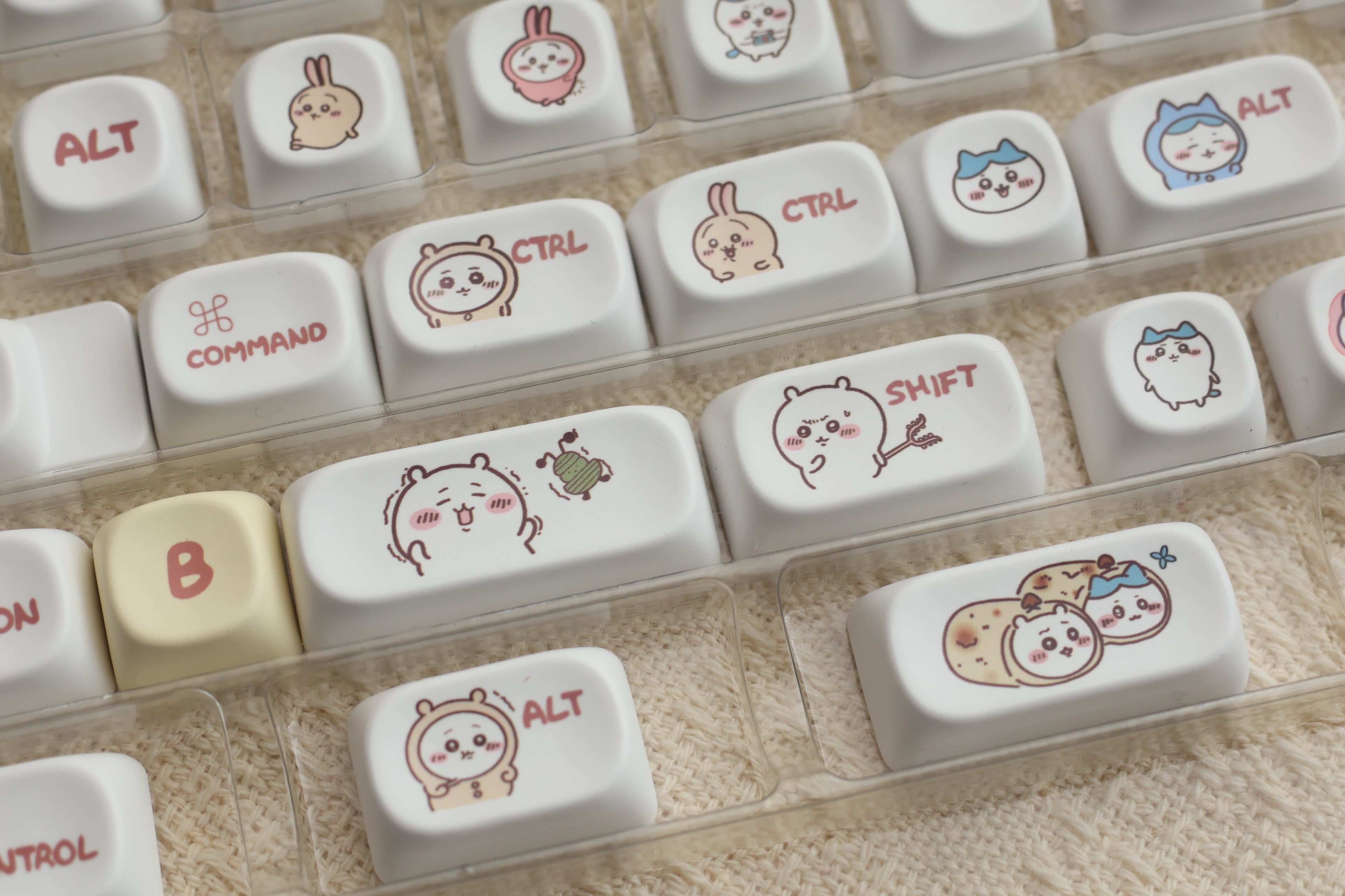 144 Keys/set Kohachi Keycaps MOA Profile GMK PBT Cute Anime Keycaps for Mechanical Keyboard Dye Sublimation Gaming Keycap