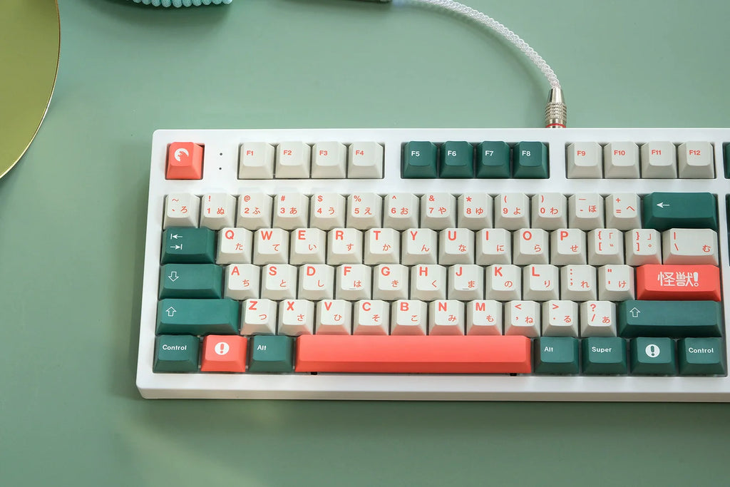 1 Set GMK Kaiju Keycaps PBT Dye Sublimation Key Caps Cherry Profile Keycap With ISO Enter 6U 6.5U 7U Spacebar