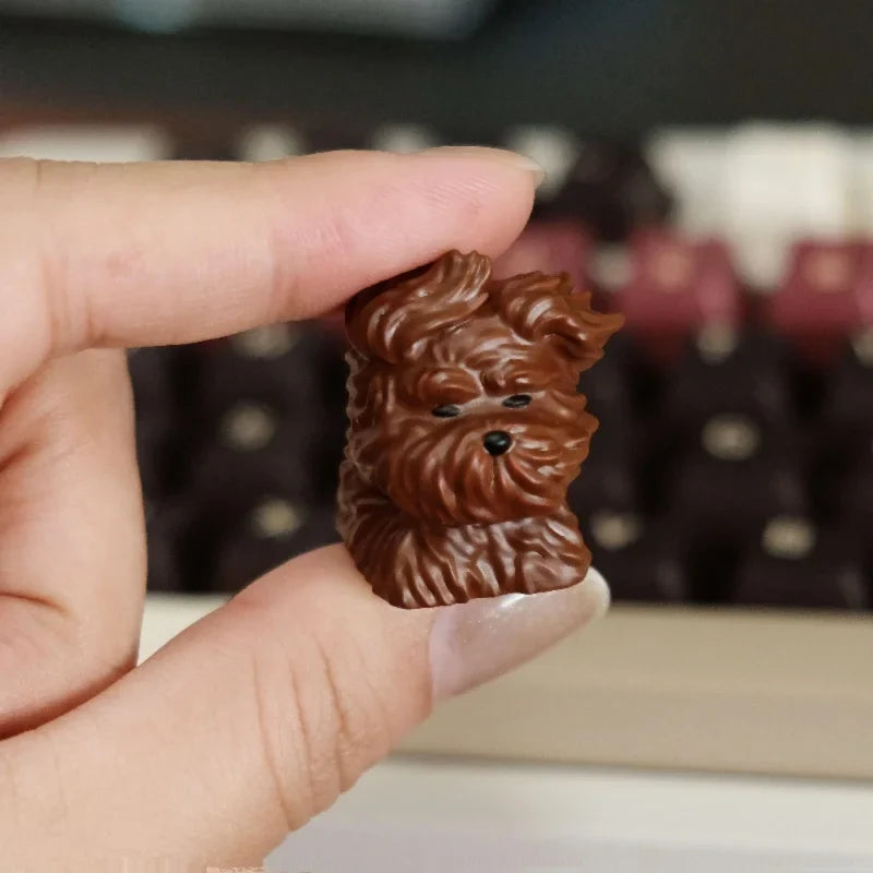 1pcs Stray Dog Personalized Theme Keycap 25mm Height Abs Class Resin Material Mechanical Keyboard Anime Cartoon Cute Game Keycap