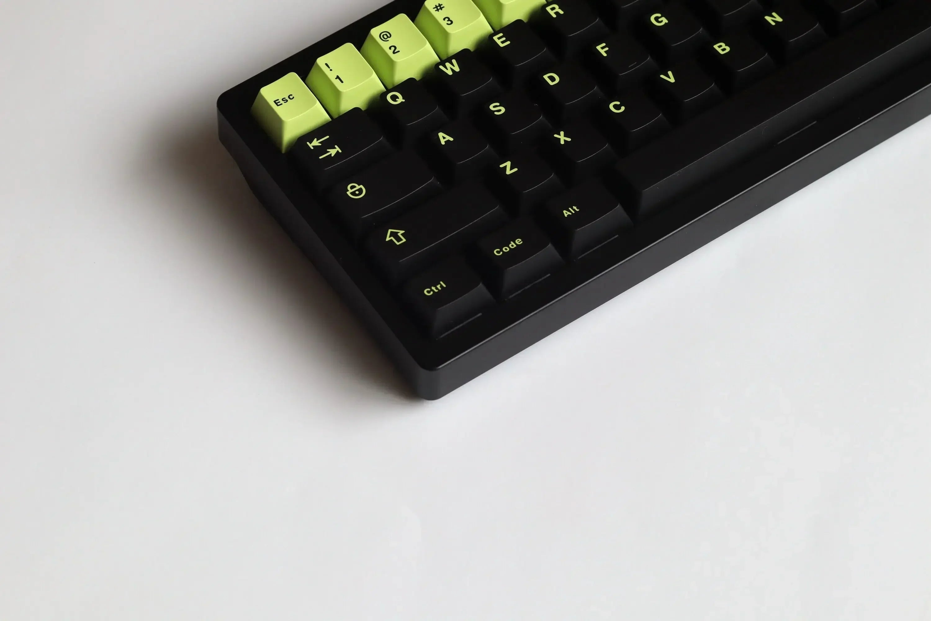 Cherry Profile 253 Keys Toxic Keycap Set Double Shot  Keycaps for Gateron MX Switches Mechanical Gamer Keyboard