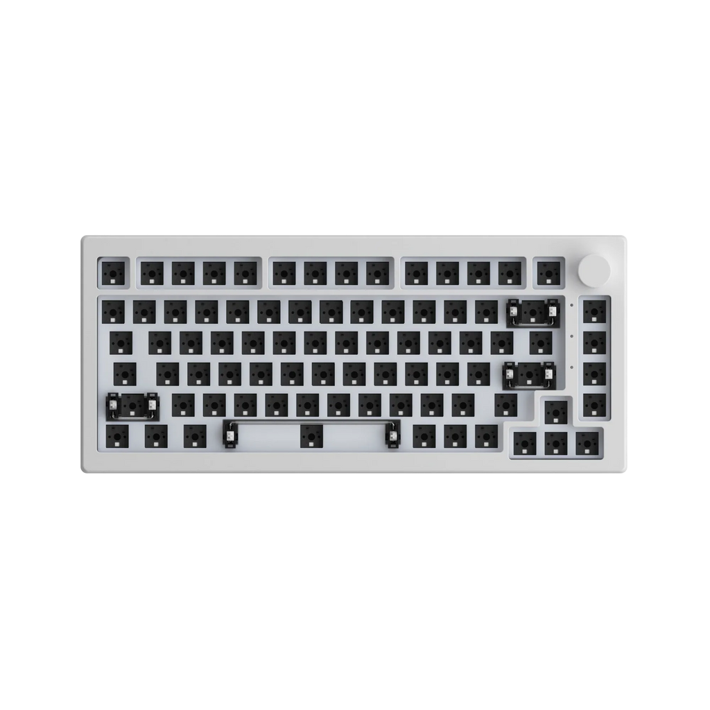 Akko 5075S VIA Kit 75% Barebone Keyboard Kit Custom Mechanical Gaming Keyboard RGB ANSI/ISO 3/5-Pin Hot-swappable Gasket Mounted
