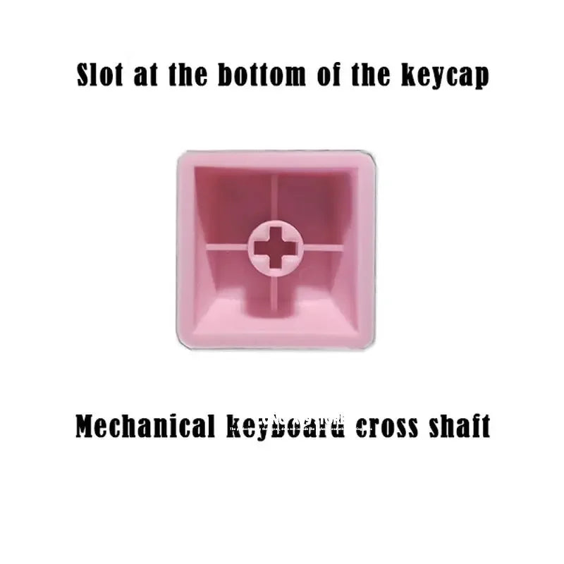 Cute Stereo Anime Keycaps For Mechanical Keyboard Caps PBT Personalized Cherry MX Artisan Custom Pink ESC Keycap