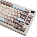 125/135 Keys Coffee Dessert cat Keycaps MOA MDA Profile PBT Dye Sublimation Keycap For MX Switch Mechanical Keyboard
