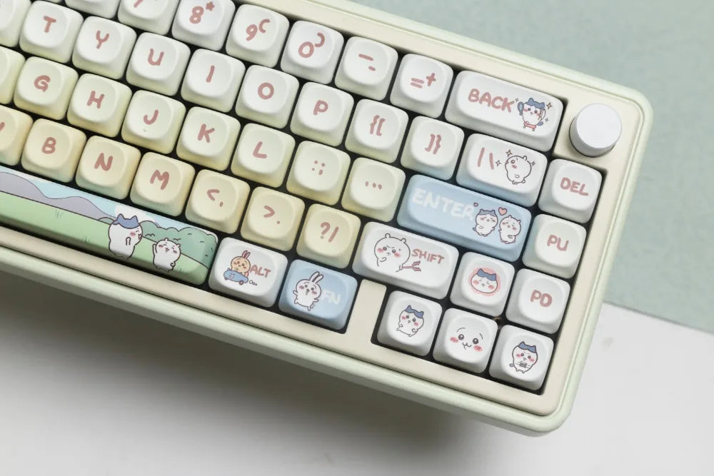 144 Keys Xiaoba Keycaps PBT Keycaps Five-sided Sublimation MOA Profile Keycaps For MX Switch Gaming Mechanical Keyboard Keycap