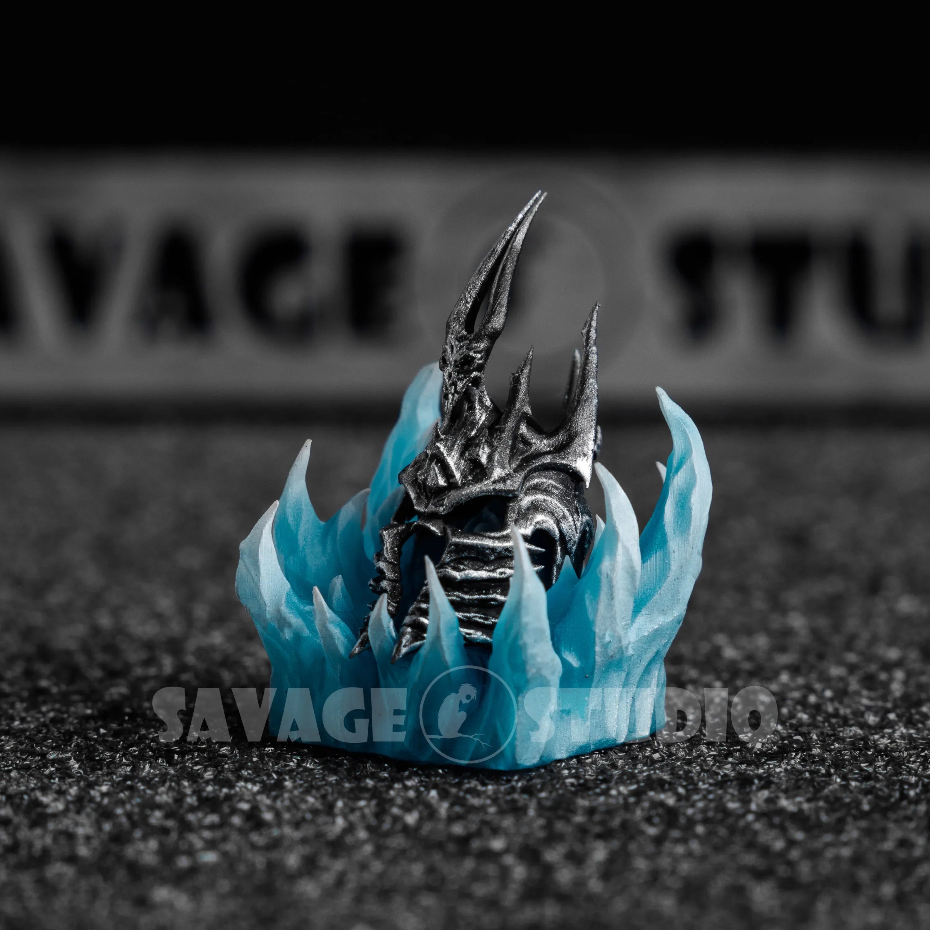Warcraft Theme Keycap Helm of Domin Keycaps Handmade Resin Backlit Key Cap MX Switch Customized Mechanical Keyboard  Accessories