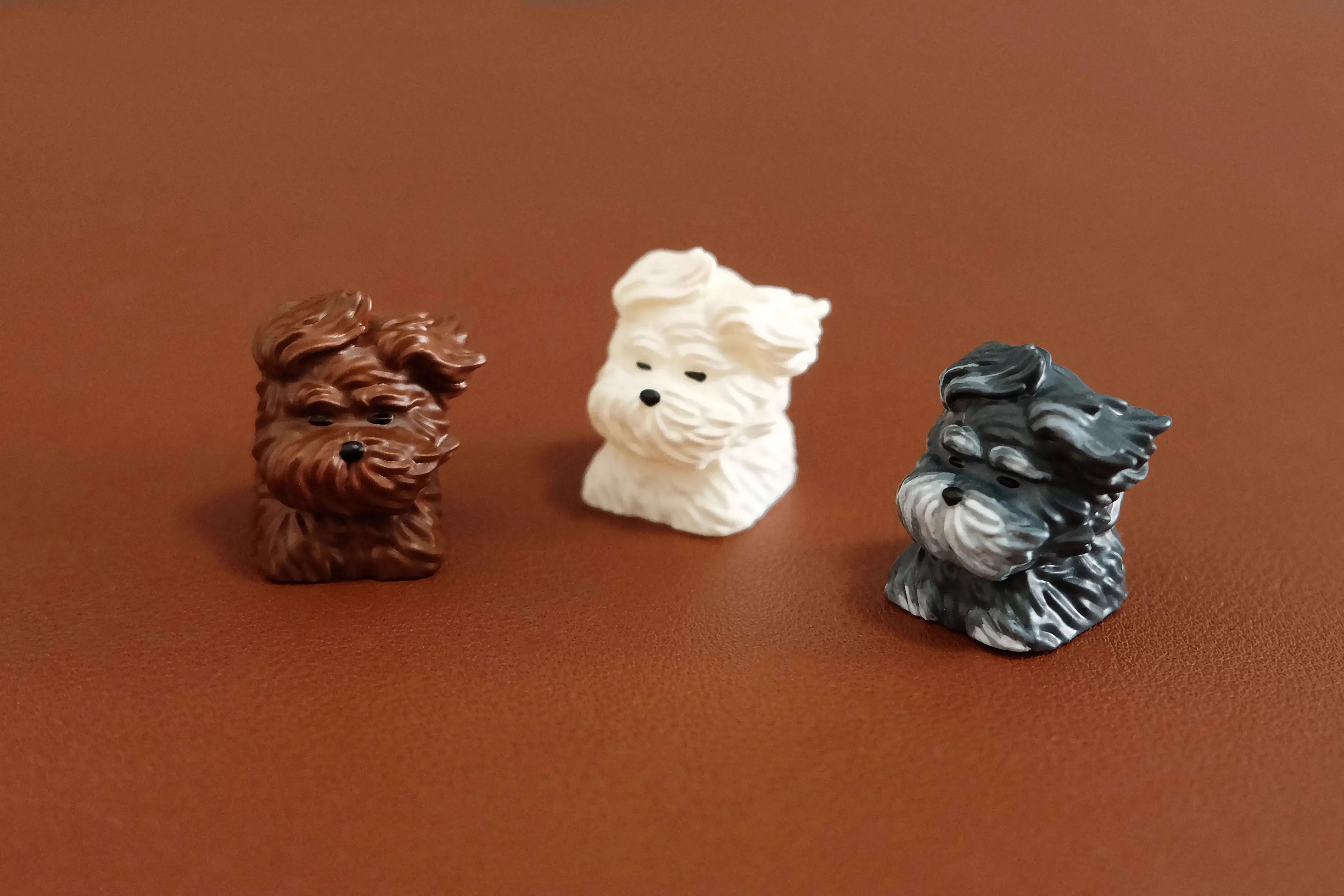 Stray Puppy Key Cap Original Resin Cute Keybaord Caps Customized 1U 3D Keycaps for Mechanical Keyboard Accessories Keycap MX