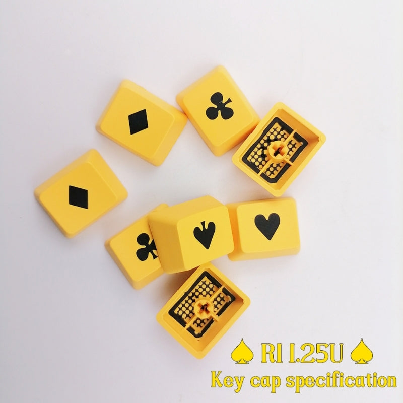 4Pcs/Set 1.25U 10mm PBT OEM Keycaps Design Personality Key Keycap for Gaming Mechanical Keyboard PBT Keycaps Dropshipping