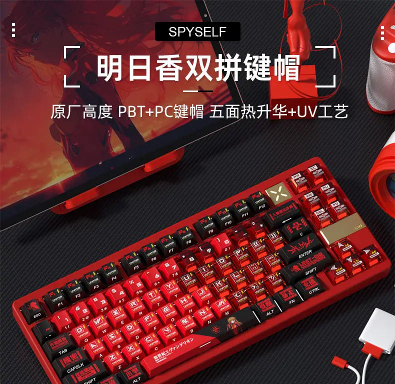 Duplex Translucent Cherry Keycap Set PBT Side Engraved for MX Switch HI75 HI8 68 F99 104 64 Wooting Mechanical Keyboards