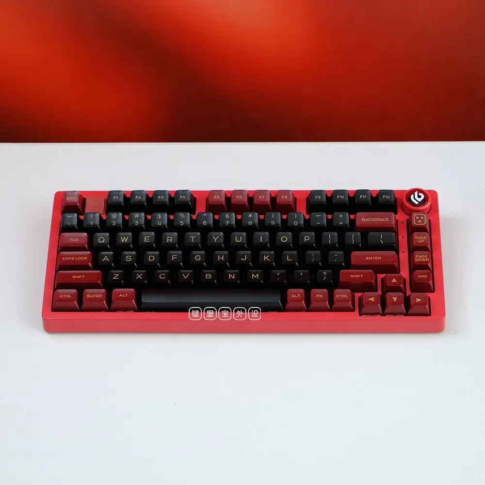 142 Keys SA Profile Keycaps Custom Marble Themed Double Shot PBT White Translucent Keyboards Keycap for MX Switch Game Keyboard