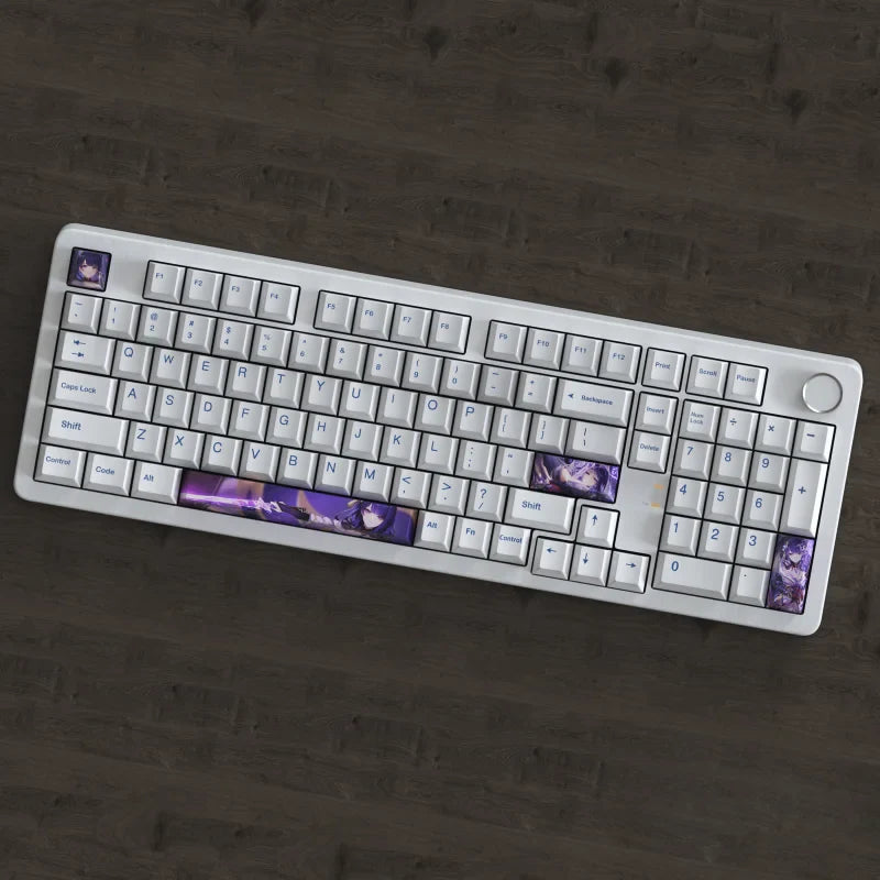 New Genshin Impact Keycaps DIY Anime Keyboard Cap Cherry Profile Pbt R4 Customl Mechanical Keyboard Decorative Accessories Gifts