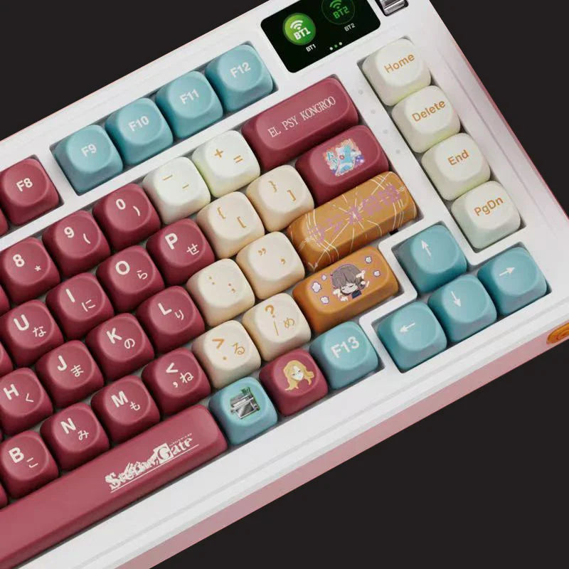 MOA Profile PBT Dyesubbed Keycaps for Cherry MX Switches on 61 63 64 68 75 84 87 96 98 100 104 108 Mechanical Keyboards
