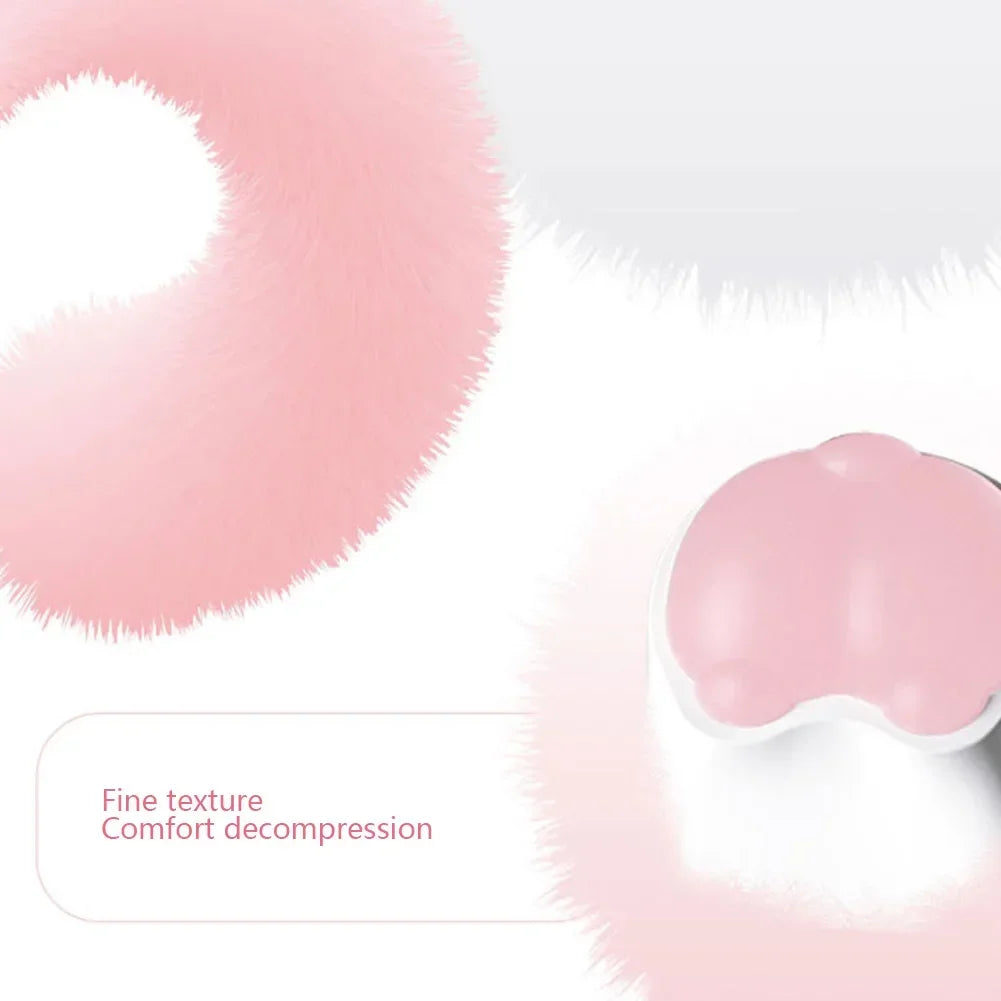 4Pcs Pink Color 3D Cute Cat Paw Keycaps For Mechanical Keyboard Cherry MX Switch DIY Custom Key Cap Soft Silicone Keycup Artisan