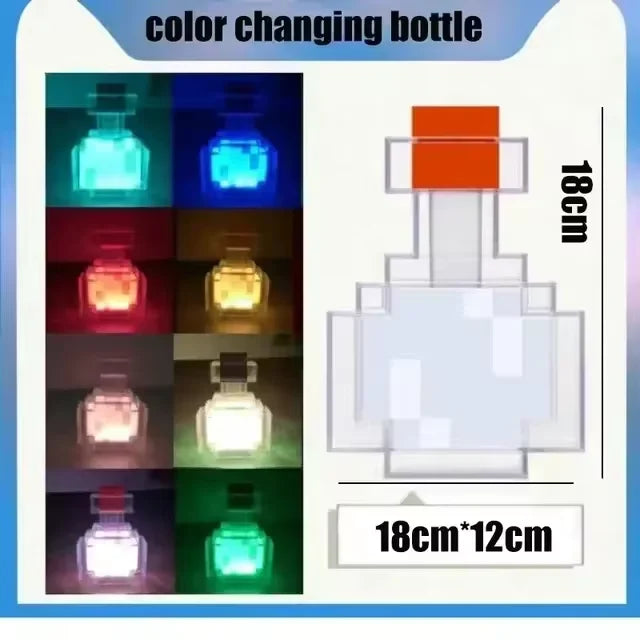 2025 Hot sale LED Lamp Bottle Light USB Rechargeable Night Light Kids Xmas Gift Table Lamp Living Room Bedroom Decor