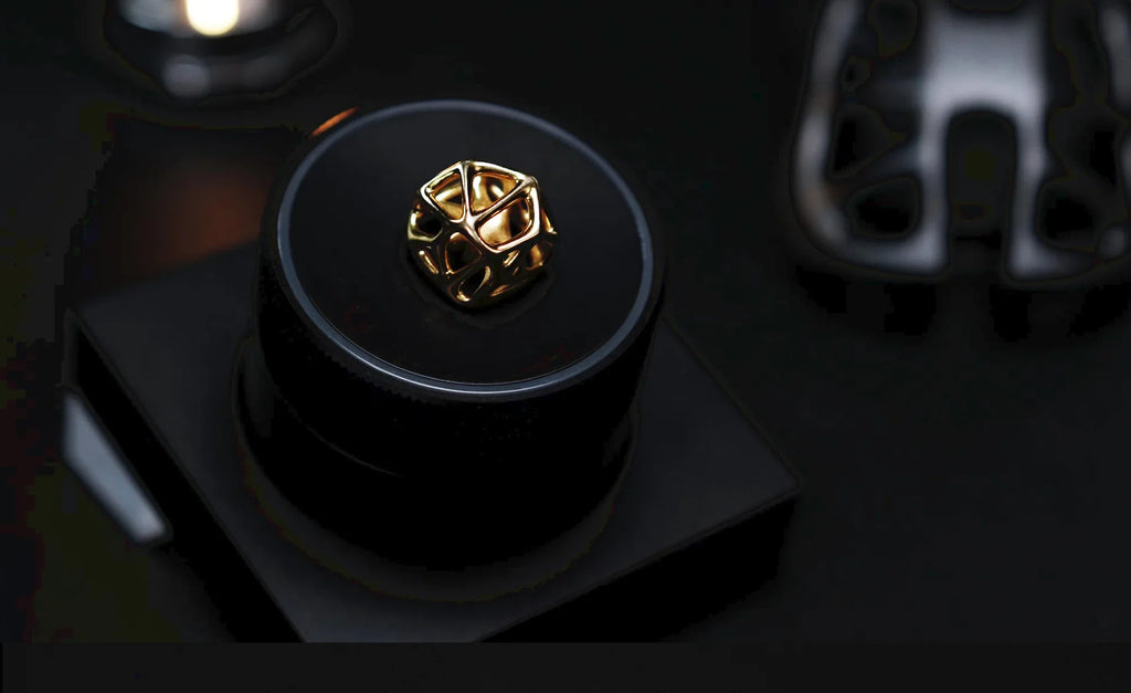 1pc Hollow Keycap Metal Customized Personalized Cross Axis Artisan Keycap 18x18mm for Mechanical Keyboard Advanced Gifts