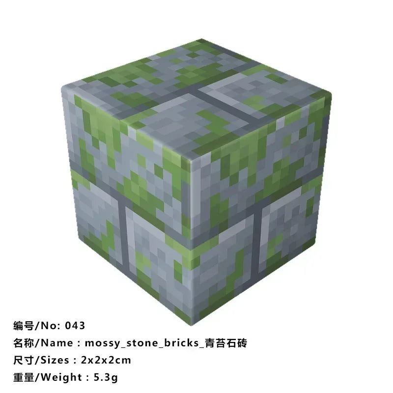 10pcs Minecraftinglys Magnetic Blocks Anime Children Puzzle Assembled Toy Doll Mini Magnetic Cube Model Kids Construction Toys