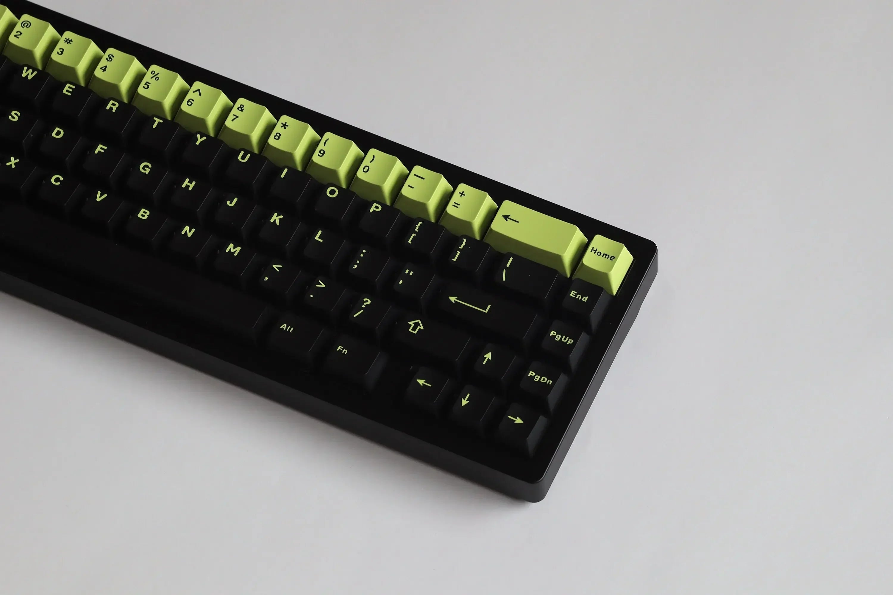 Cherry Profile 253 Keys Toxic Keycap Set Double Shot  Keycaps for Gateron MX Switches Mechanical Gamer Keyboard