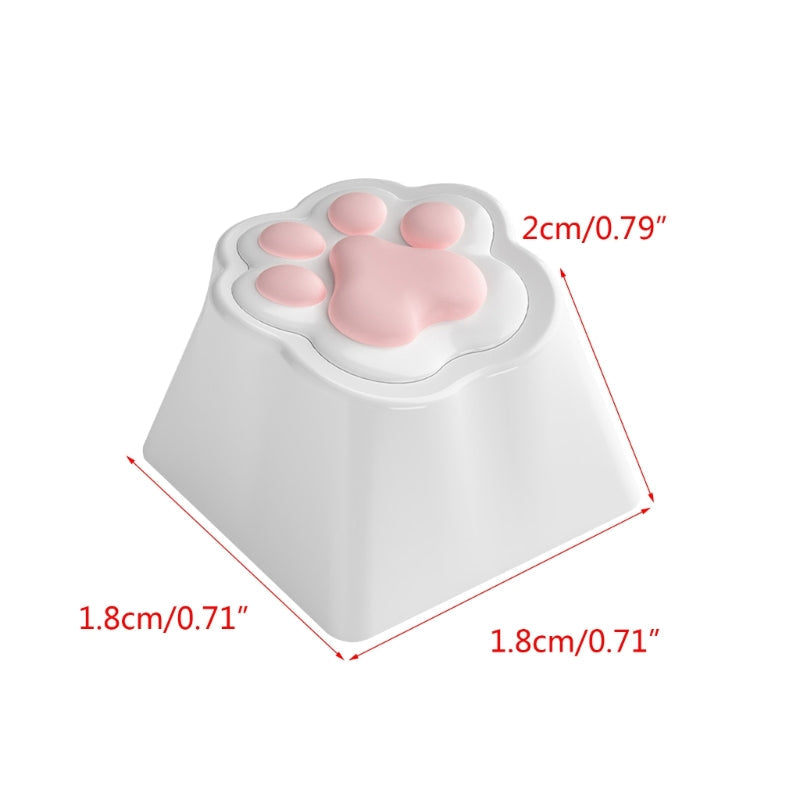 3D Soft Silicone ABS Claw Base Keycap Compatibility for MX Structure Switches Mechanical Keyboards Decoration