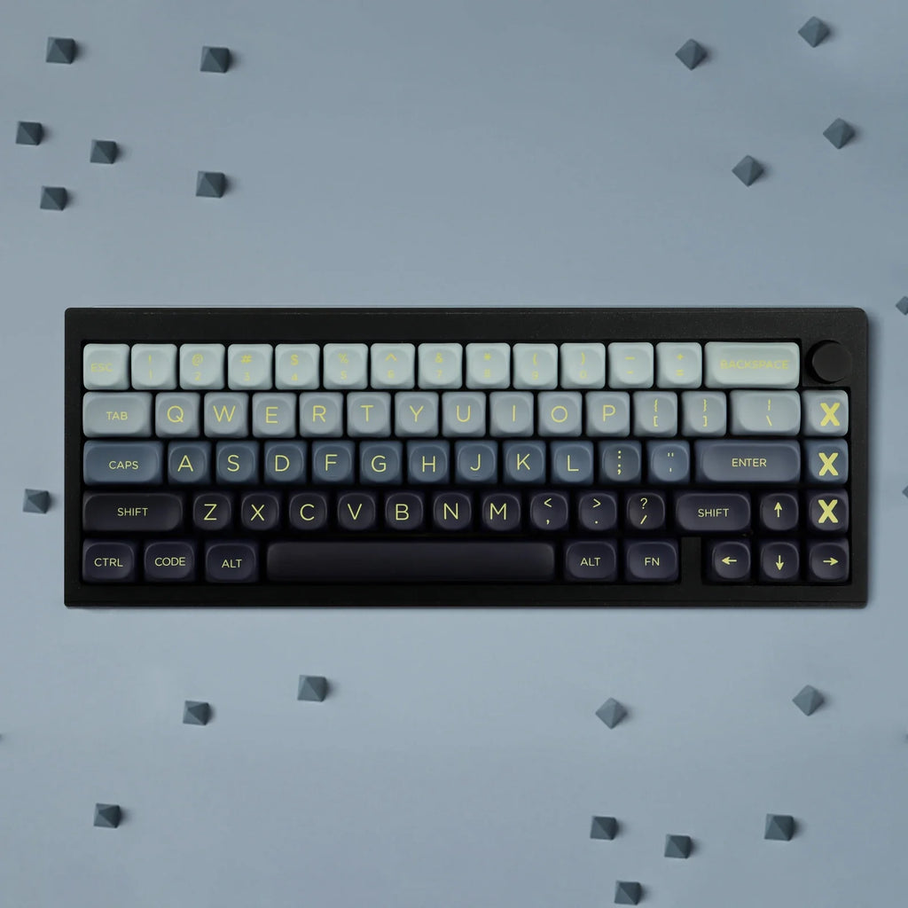 Mountain Range Keycap Set PBT MOA Profile DYE-Sublimation 143 Keys for Mechanical Keyboards