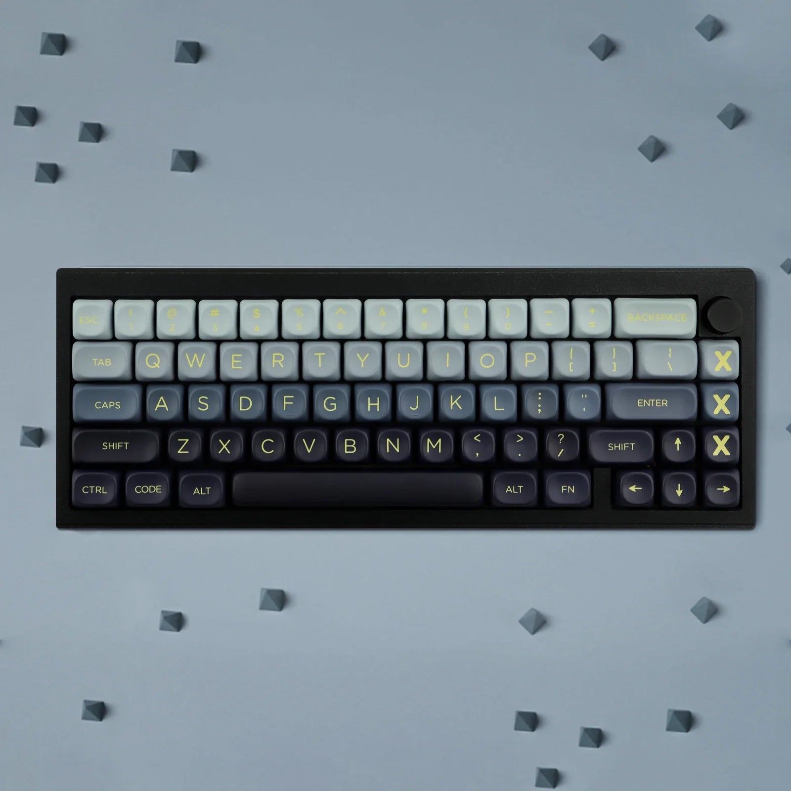 Mountain Range Keycap Set PBT MOA Profile DYE-Sublimation 143 Keys for Mechanical Keyboards