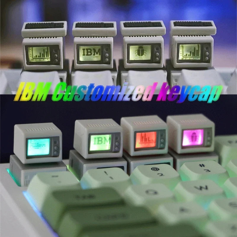 1PC PBT Custom Cartoon Anime for Cat Keycap Bottom Backlit Keycaps OEM Profile for DIY Mechanical Keyboard Children's Gi