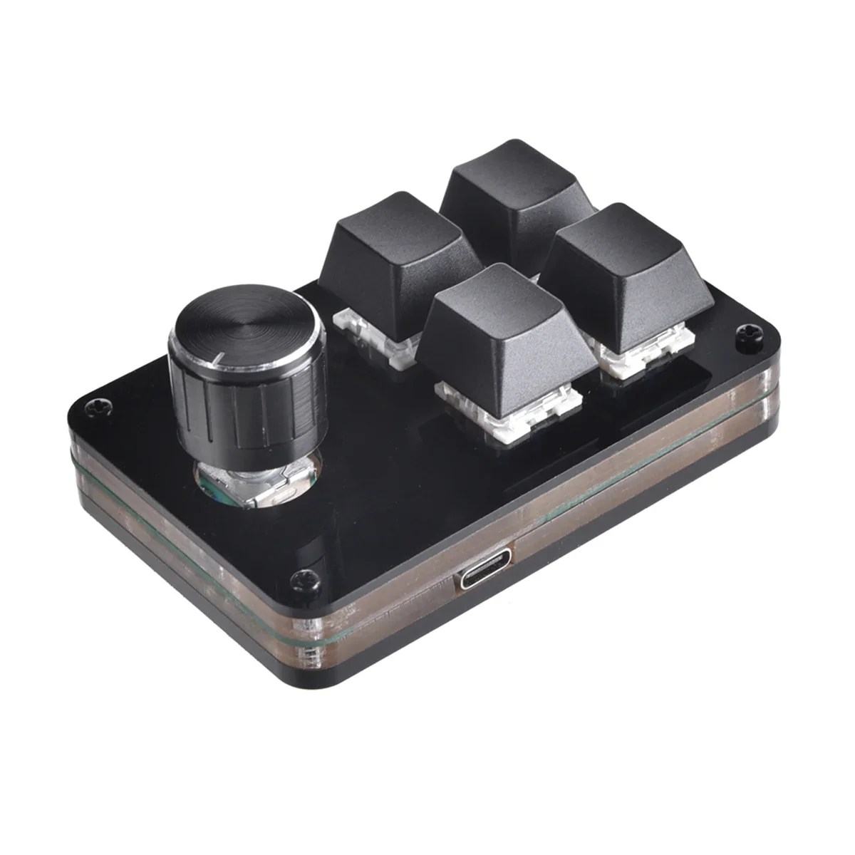 Mini Keyboard 5 Key 1 Knob Gamer Programmable Keyboard DIY Hot Swap Customization Mechanical Keyboard Macro Keypad