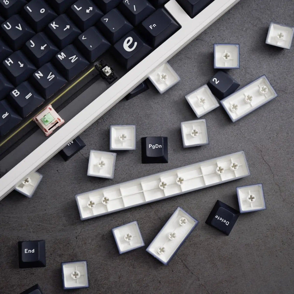 Keycaps Full Sublimation Black Compatible Mechanical Keyboard 61/87/108