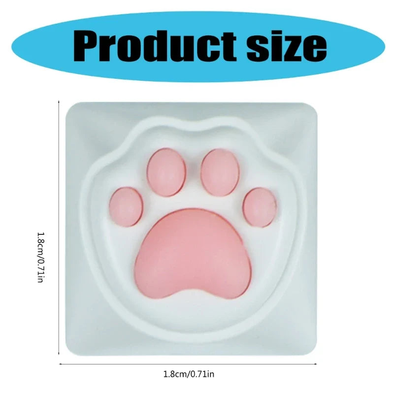 3D Soft Silicone Animal Claw Keycap for MX Mechanical Keyboards and Colorful Keyboards Keycap Supplies Dropship