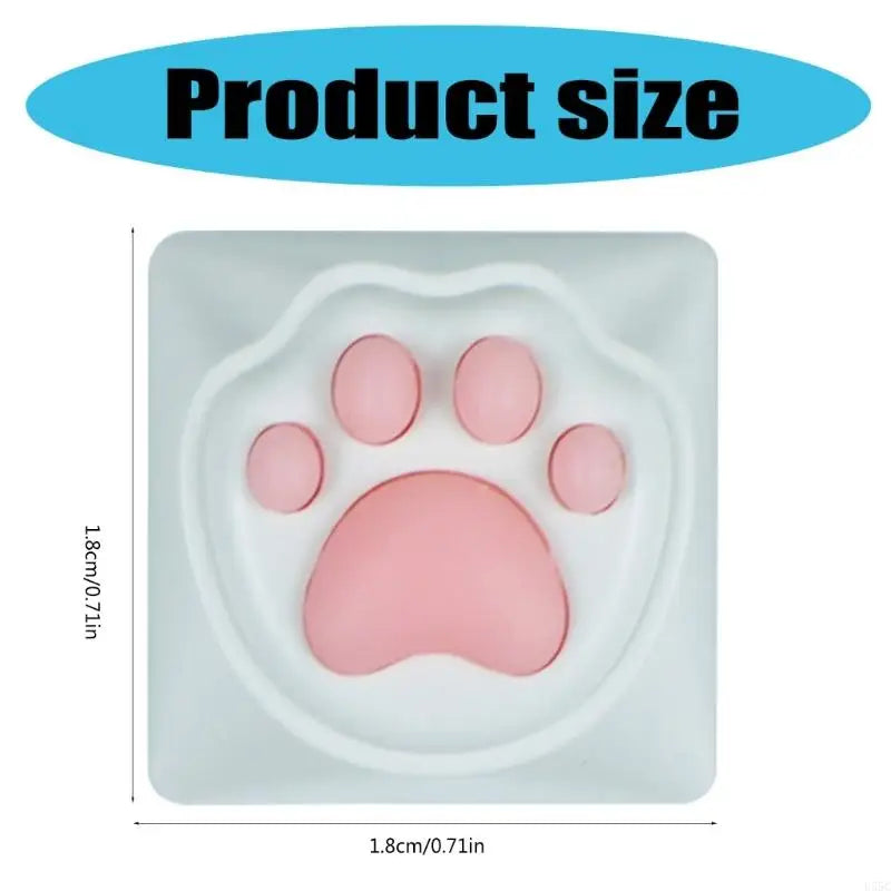 U55C 3D Soft Silicone Animal Claw Keycap for MX Mechanical Keyboards Cute and Colorful Keyboards Keycap Supplies Sublimations