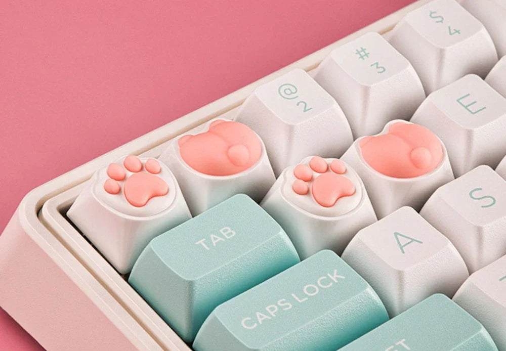 3D Cute Soft Cartoon Keycaps Replace for Cherry MX Gaming Mechanical Keyboard Keycap Keys Anime Custom Key Caps