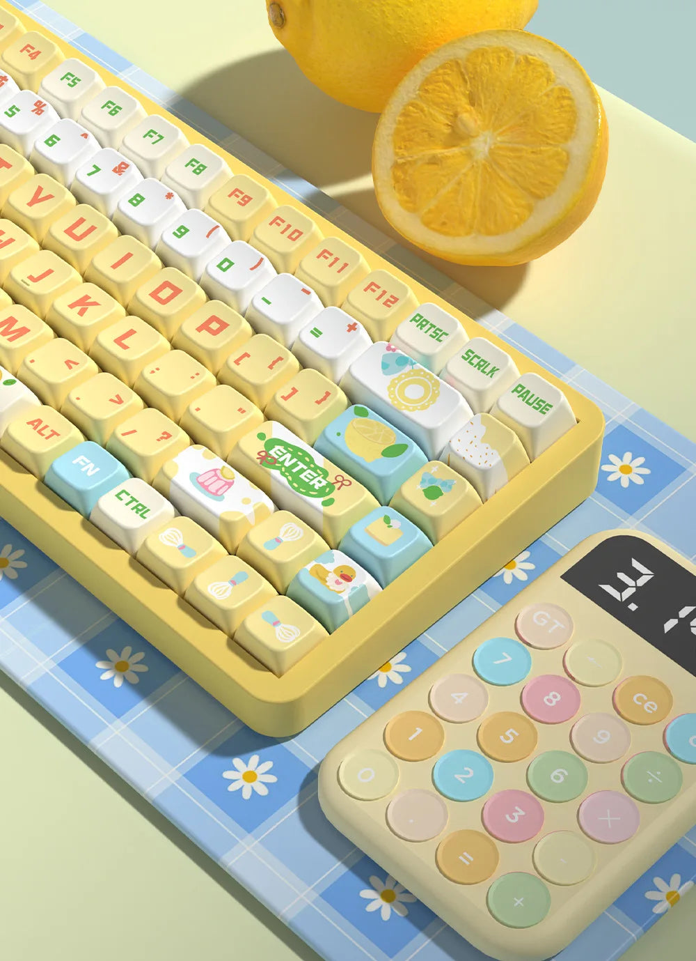 Kawaii Puppy Bread Theme Keycap Cute MDA 158 keys Keycap Custom Thermal Sublimation Keycap For Keyboard Accessories Friends Gift