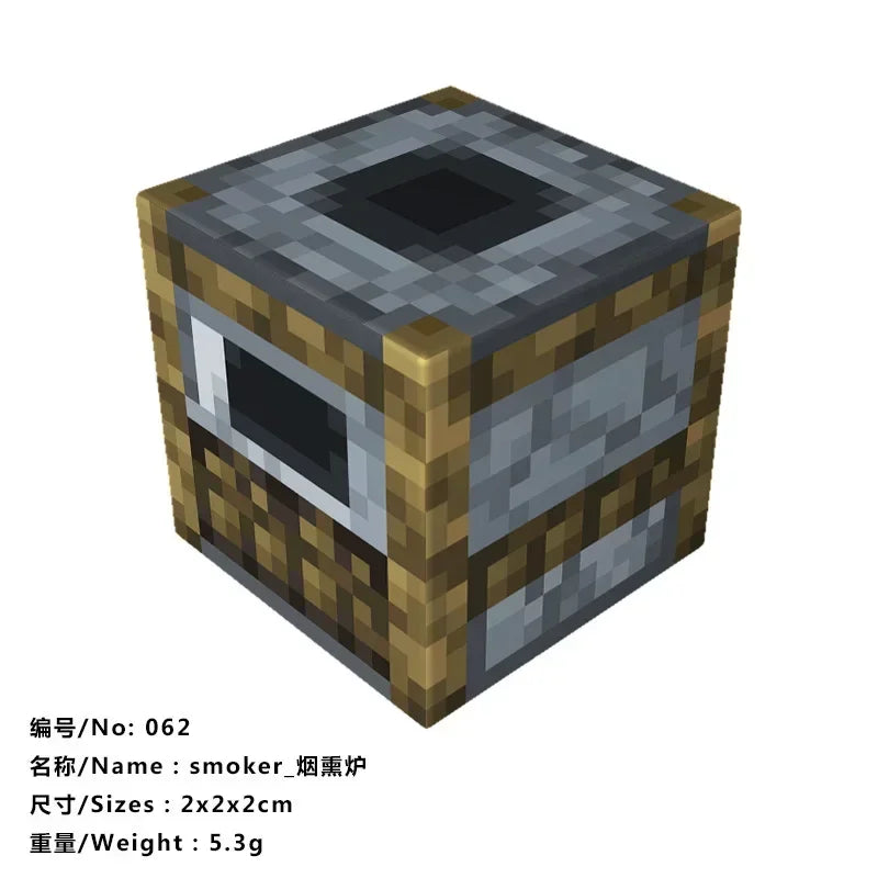 10pcs Minecraftinglys Magnetic Blocks Anime Children Puzzle Assembled Toy Doll Mini Magnetic Cube Model Kids Construction Toys