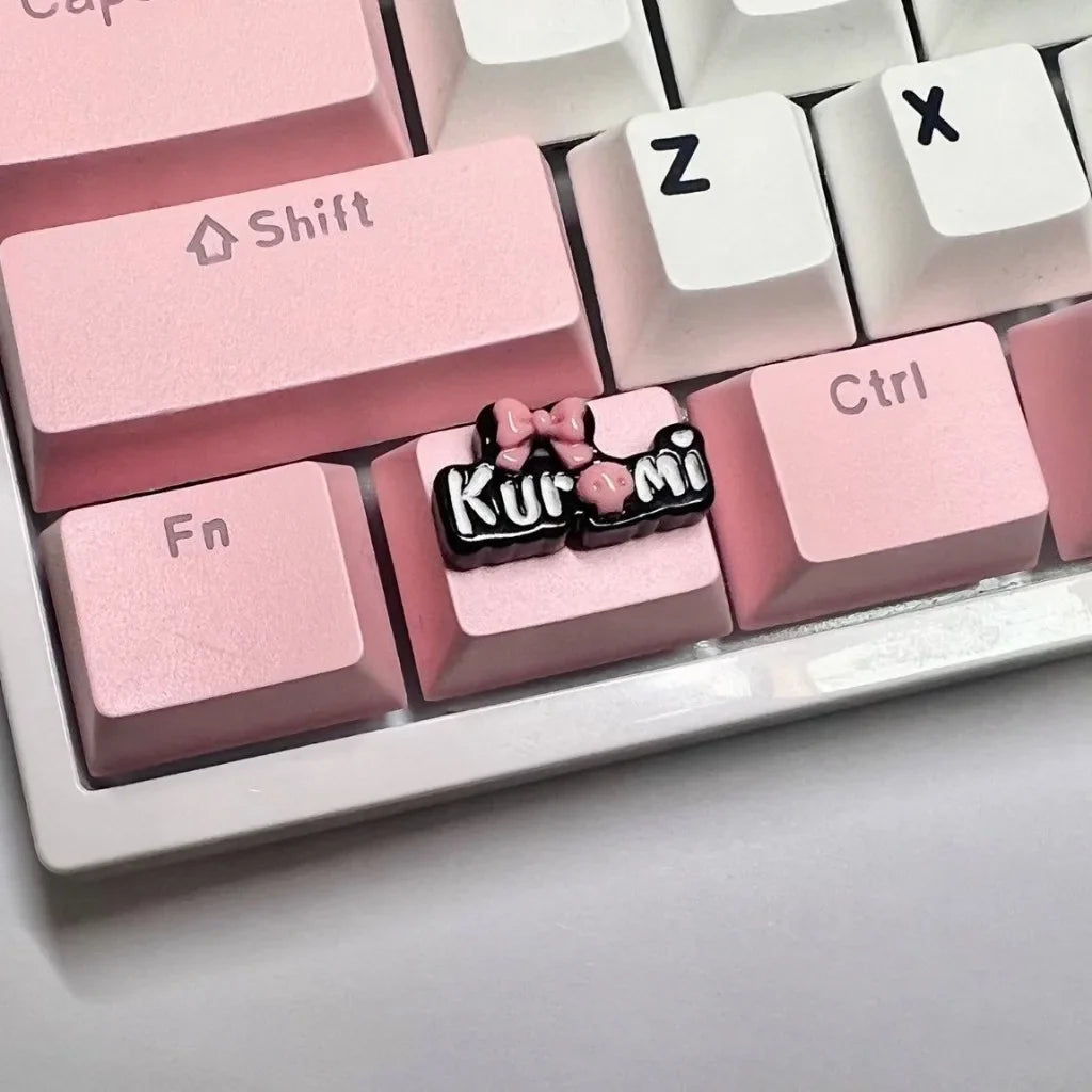 1.25U 1.5U Ctrl / Tab Personalized Keycaps Cloud Bow Cross Axis Mechanical Keyboard Keycaps Cute OEM Supplementary Keycaps