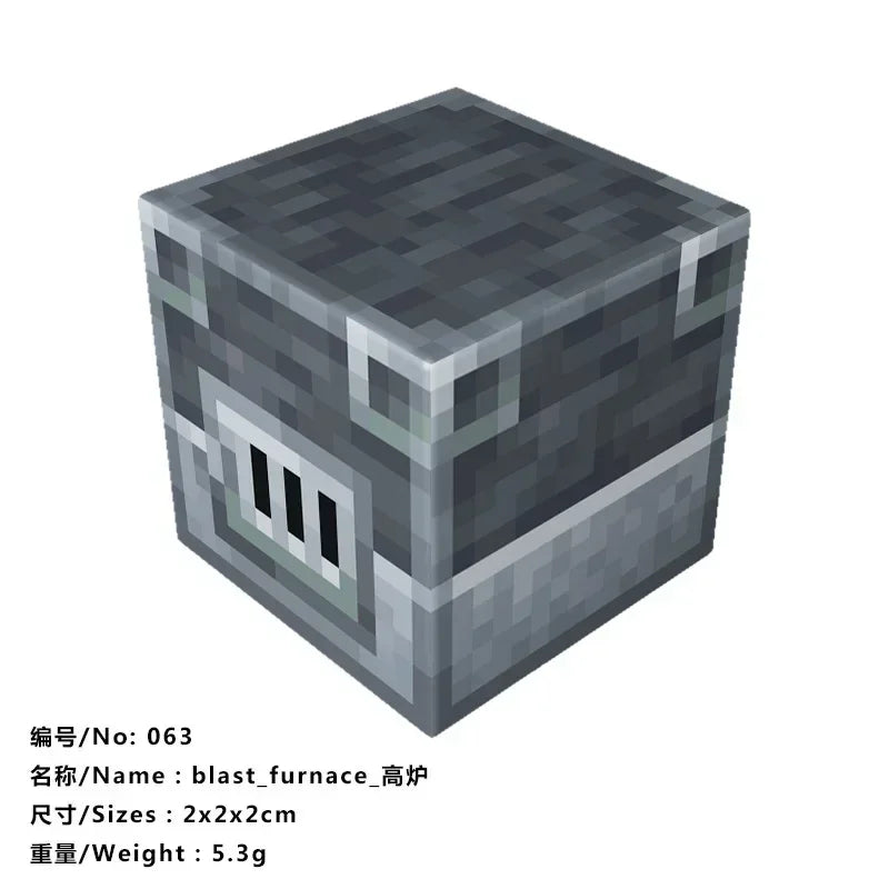 10pcs Minecraftinglys Magnetic Blocks Anime Children Puzzle Assembled Toy Doll Mini Magnetic Cube Model Kids Construction Toys