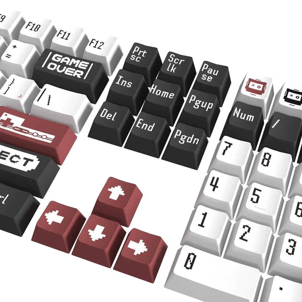 129 Keys Arabic Keycaps Set PBT/ABS Cherry Profile OEM Keycap Gaming Custom Personalised Cute for MX Switch Mechanical Keyboard