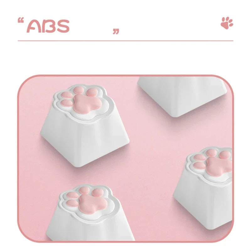 3D Soft Silicone ABS Claw Base Keycap Compatibility for MX Structure Switches Mechanical Keyboards Decoration