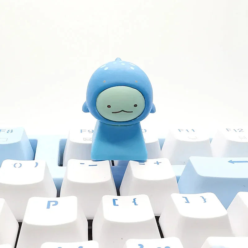 Animal Series Cute Keycap Diy Customized MX Switch Resin ESC Point Keycaps  Mechanical Keyboard Artisan Key Caps Girls Favorites