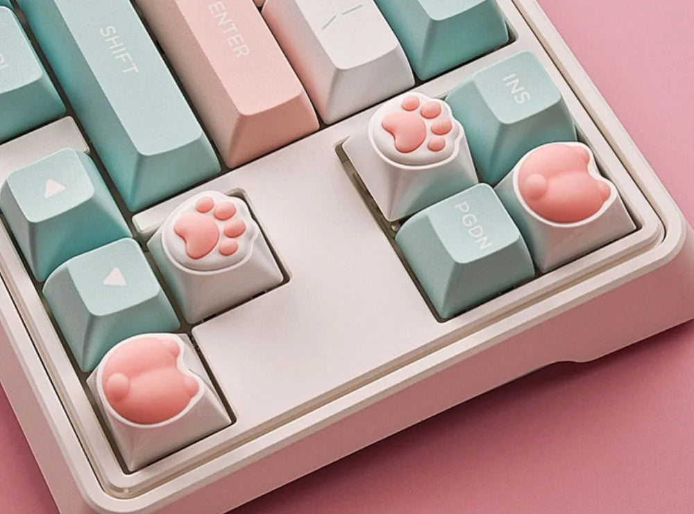 3D Cute Soft Cartoon Keycaps Replace for Cherry MX Gaming Mechanical Keyboard Keycap Keys Anime Custom Key Caps
