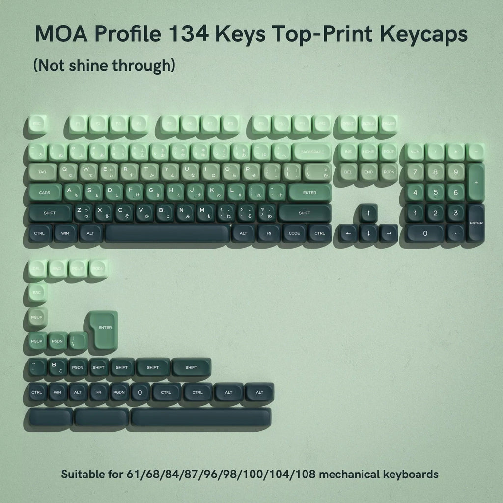 143 Keys Pink Cherry MOA Profile PBT Keycaps Customs Dye Sub Key caps for 61/87/104 Cherry MX Switch Gaming Mechanical Keyboard