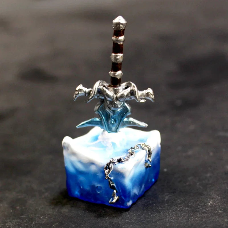World of Warcraft Frostmourne Anime Keycaps Lich King Translucent Key Caps Mechanical Keyboard Caps Korean Keycap PC Gamer Gifts