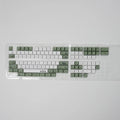 Forest Green Keycap XDA Profile PBT Sublimation 125keys Fresh Style White Green Mechanical Keyboard Keycaps