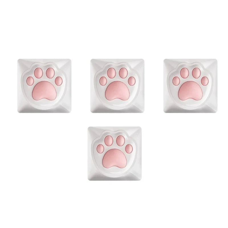 1PC PBT Custom Cartoon Anime for Cat Keycap Bottom Backlit Keycaps OEM Profile for DIY Mechanical Keyboard Children's Gi
