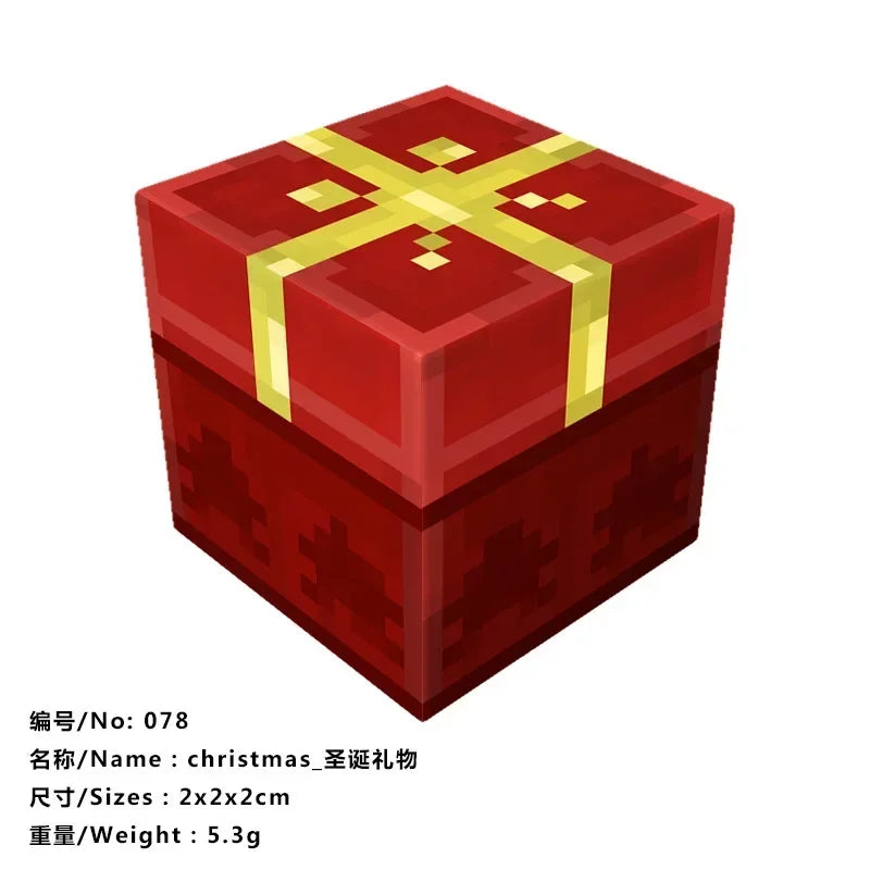 10pcs Minecraftinglys Magnetic Blocks Anime Children Puzzle Assembled Toy Doll Mini Magnetic Cube Model Kids Construction Toys