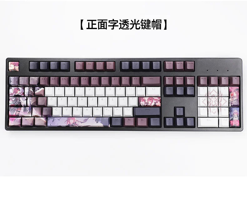 Honkai: Star Rail Anime Artisan Keycap Kafka Cute Cartoon 137key Customized Cherry Profile Keycap PBT Gaming Mechanical Keyboard